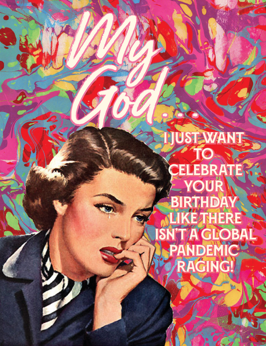 Pandemic Birthday Greeting Card