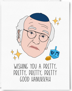Pretty Good Hanukkah Greeting Card