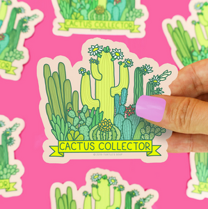 Cactus Collector Sticker