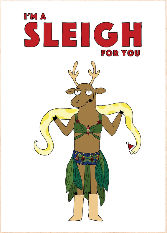 Sleigh For You Greeting Card