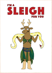 Sleigh For You Greeting Card