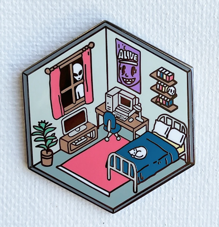 Room Enamel Pin