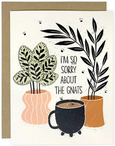 Sorry About the Gnats Greeting Card