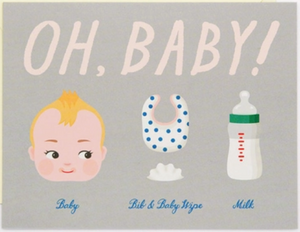 Oh Baby Greeting Card