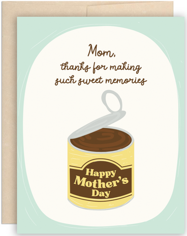 Pudding Cup Mother's Day Greeting Card