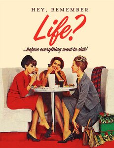 Life Lunch Greeting Card