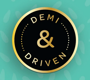 Demi and Driven Enamel Pin