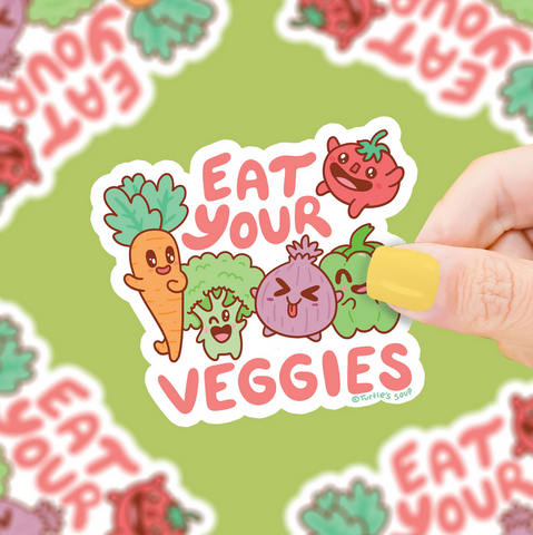 Eat Your Veggies Sticker