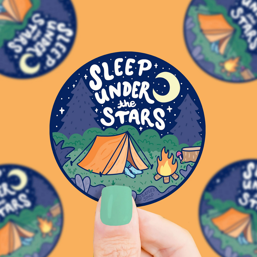 Sleep Under the Stars Sticker