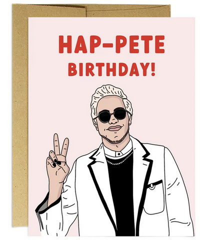 Hap-PETE Birthday Greeting Card