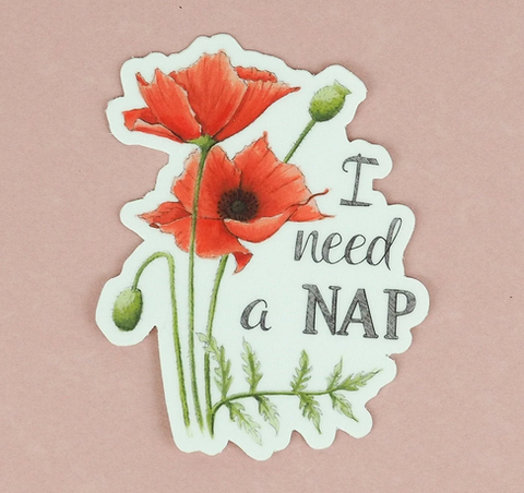 I Need a Nap Sticker