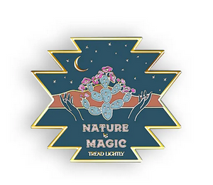 Nature Is Magic Enamel Pin