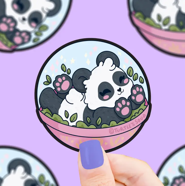 Panda Capsule Sticker