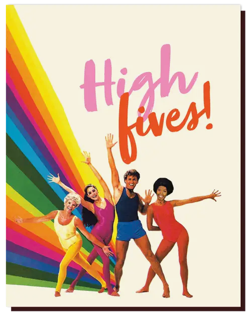 High Fives Greeting Card
