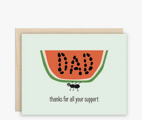 Dad Watermelon Greeting Card