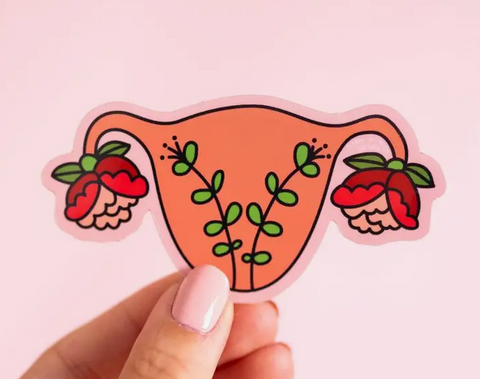 Blooming Uterus Sticker