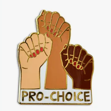 Pro-Choice Hands Enamel Pin