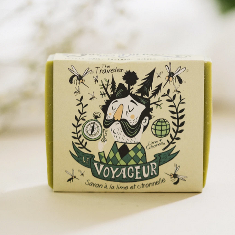The Traveler - Lime and Lemongrass Soap