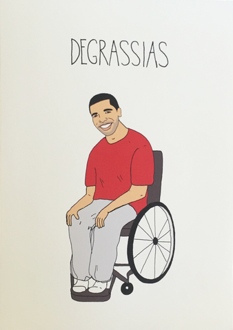 Degrassias - Fineasslines Greeting Card - Ottawa, Canada