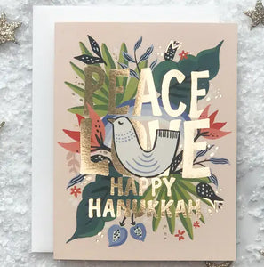 Peace Hanukkah Greeting Card