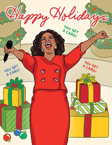 Oprah Holiday Greeting Card