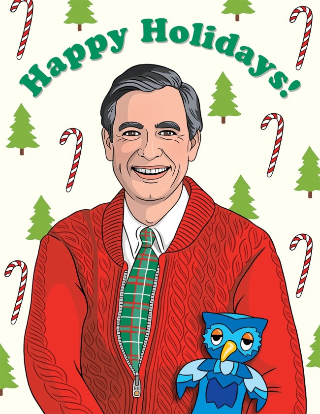 Mr. Rogers Holidays Greeting Card