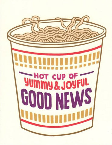 Good News Noodles Greeting Card