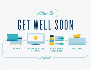 How To Get Well - Quirky Paper Greeting Card - Ottawa, Canada