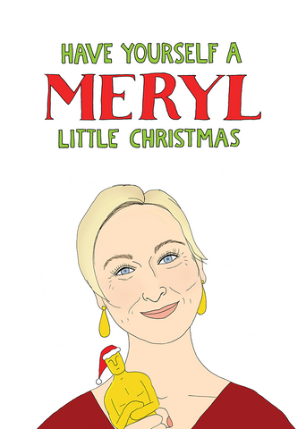 Meryl Little Christmas Greeting Card