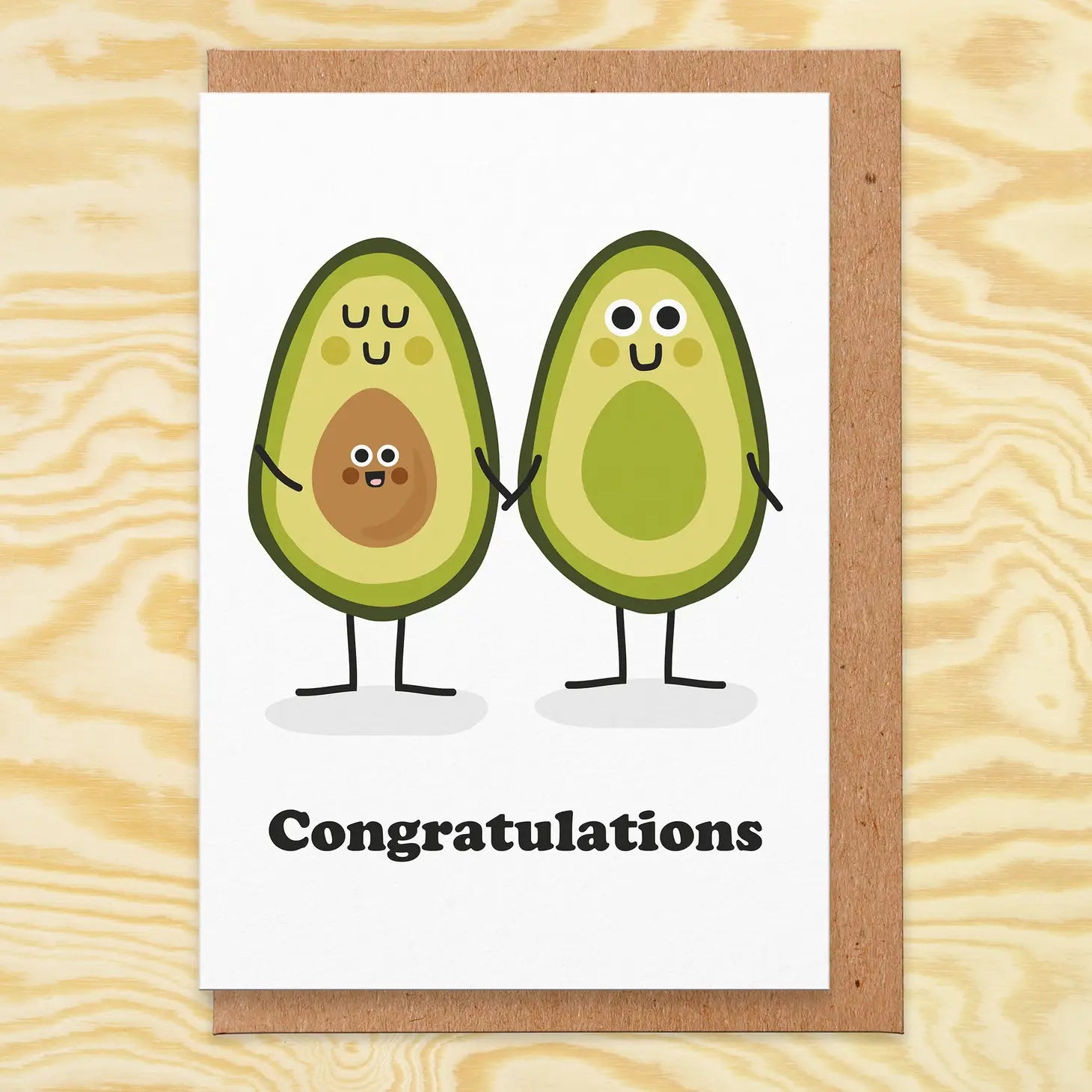 Avocado New Baby Greeting Card