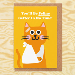 Feline Fine Greeting Card